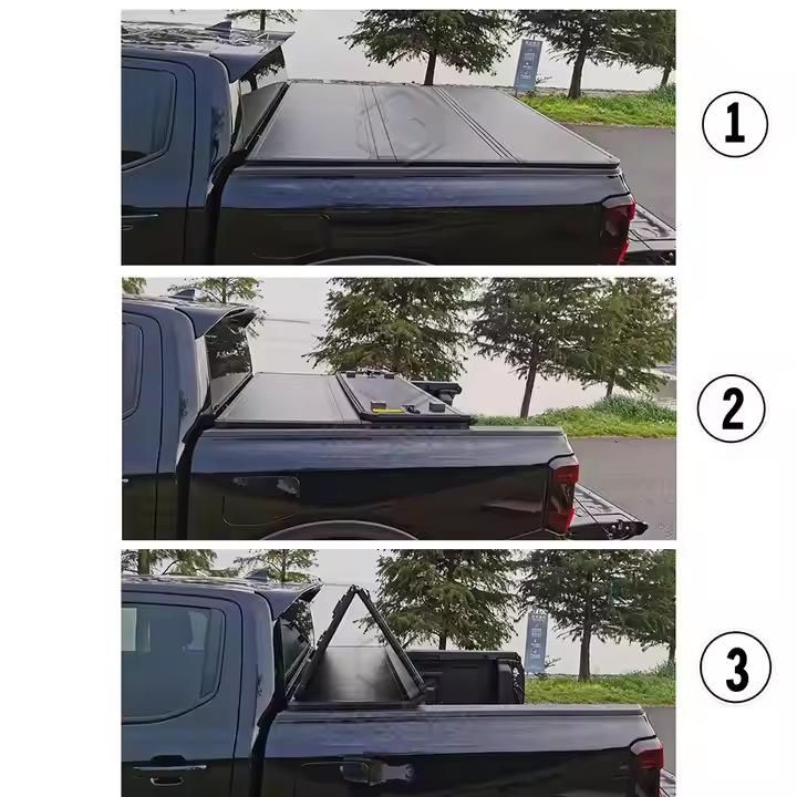 Raptor F150 Aluminum Tri-Fold Tailgate Cover - Rear Cargo Box Accessory