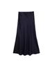 Champagne Satin Fishtail High-End Silk Skirt for Women - Summer 2025