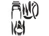 CUSTOM Custom Decal for YOROI 18 Engetsu Premium Baitcasting Scratch Protection SEAT.JP Reel, (Black, Right-Handed)