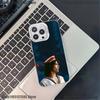 C-Conan Gray Wishbone Phone Case For iPhone 16,15,14,13,12,11,Pro,XS,Max,Plus,Mini,SE4,E Black Matte Shockproof Cover