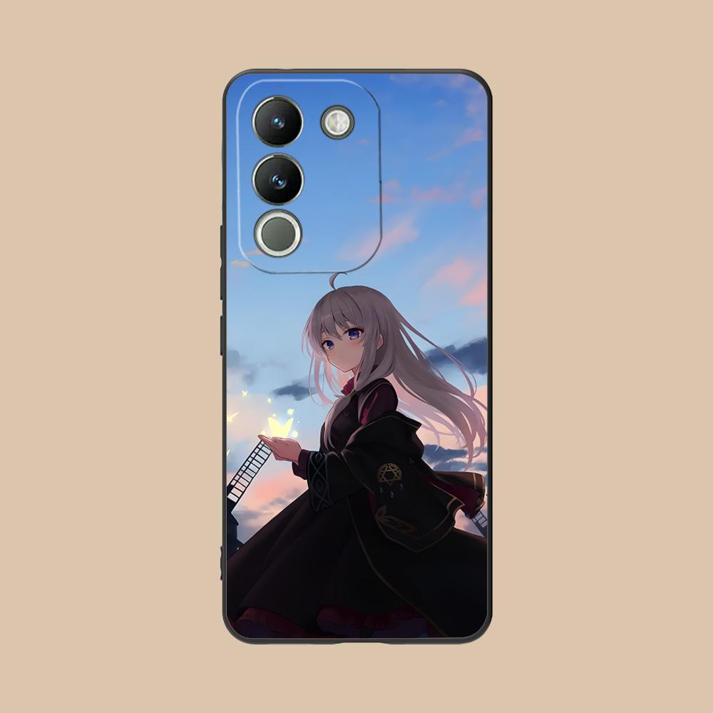 Wandering Witch Elaina Matte TPU Mobile Phone Case for VIVO V60 V50 V40 V30 V29 V27 V25 V23 Pro Lite 5G Colorful Printing Cover