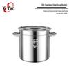 Xiyao 304 Stainless Steel Multi-purpose Storage Bucket with Lid