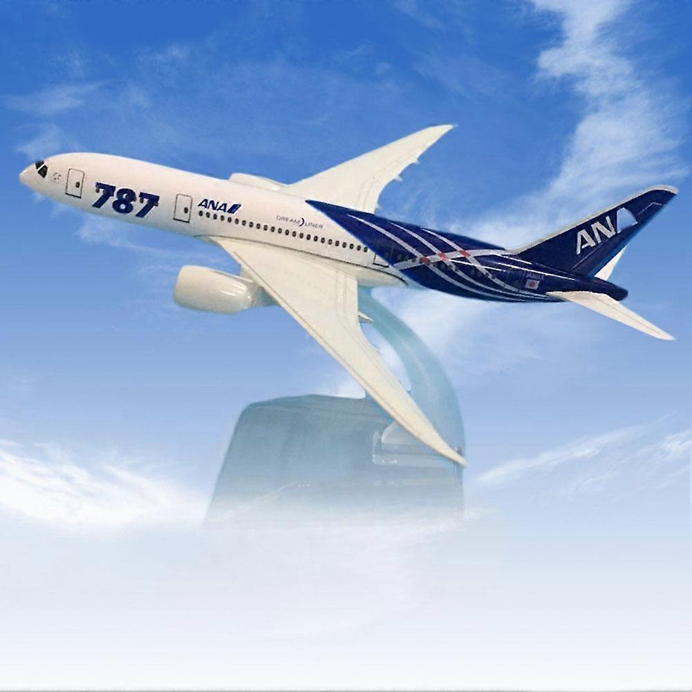 1/400 Letecká společnost ANA Airlines Japonsko Letadlo Boeing B787-8 Model letadla z odlévaného kovu Hračka Sběratelské hračky pro chlapce Dárek