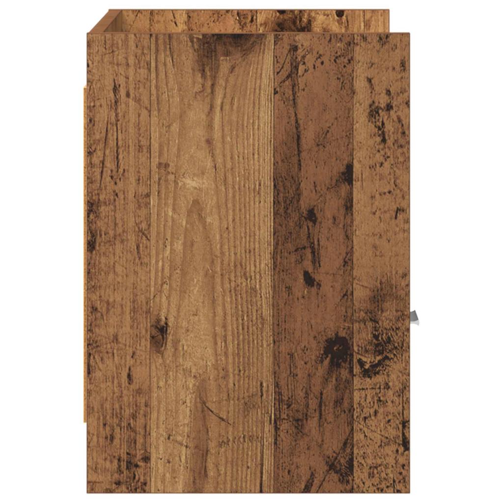 TV Stand 71.5 x 33 x 47 cm Reclaimed Wood Effect Engineered Wood