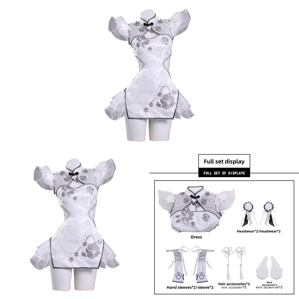 Naraka Bladepoint Ziping Yin Cosplay Costume For Game Anime Role Play With Printed Fabric For Teens