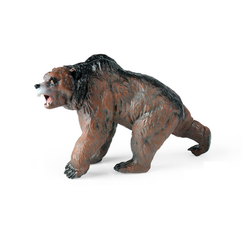 

Realistic Brown Bear Figure Toy Large Desktop Animal Ornament for Home Decor Office Display Style 2