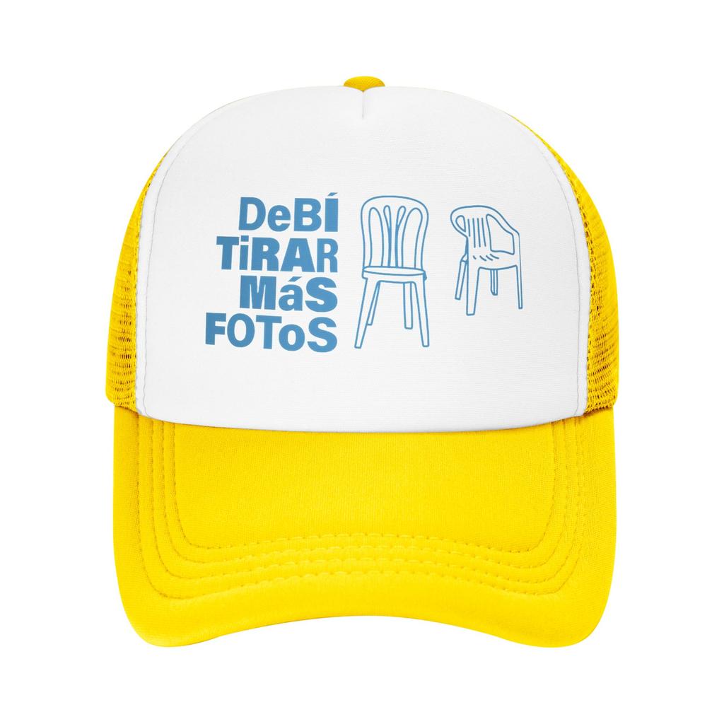 Bad Bunny Debi Tirar Mas Fotos DTMF Trucker Hats Sport Dad Hat Sun Hats Golf Hats Adjustable Polyester Mesh Baseball Caps Autumn