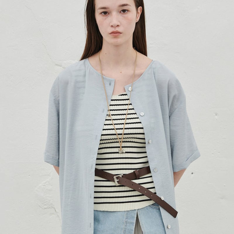 LEWITT LEATHER PENDANT NECKLACE