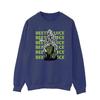 Beetlejuice Mens Pose Repeat Logo Sweatshirt