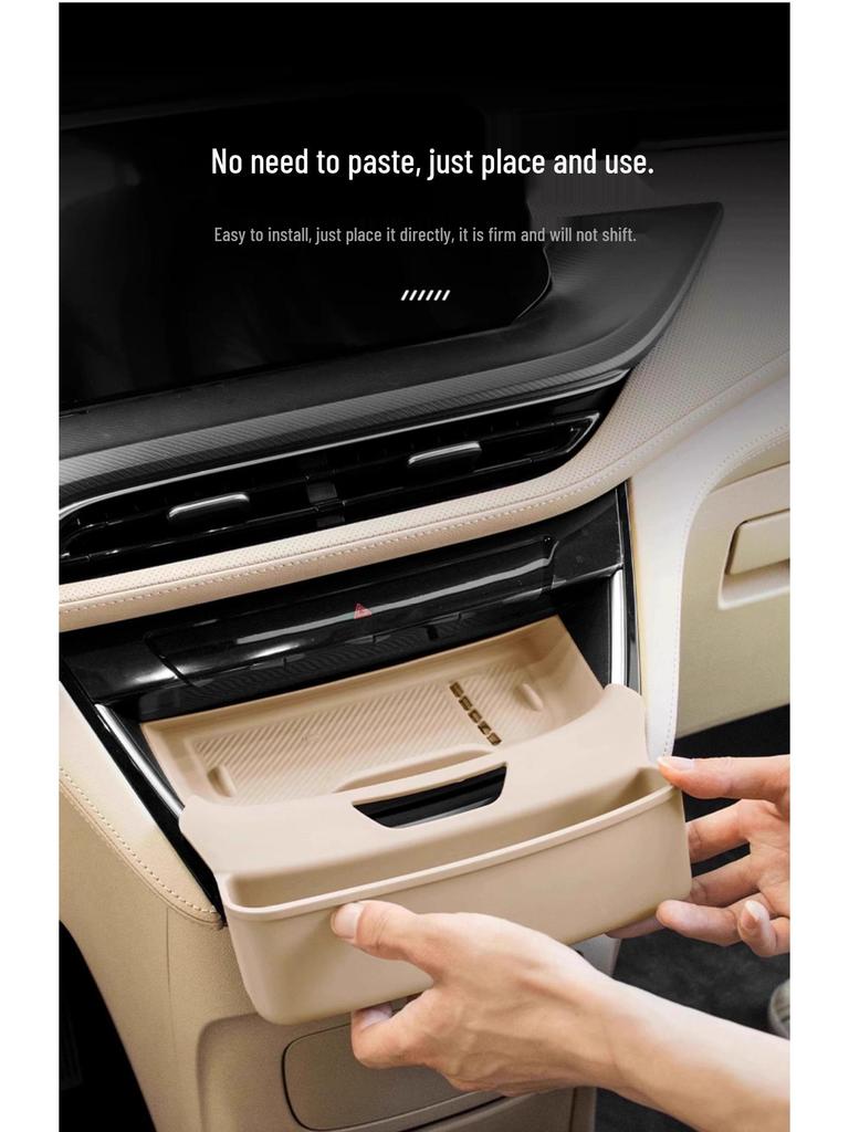 Buick GL8 New Energy Wireless Charging Pad & Console Storage Box for Zun ES/PHEV Modification
