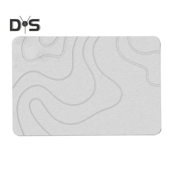 Bathroom Floor Mat Quick Absorbent Quick-Drying Diatom Mud Anti-Slip Bottom Solid Color Easy To Clean Multipurpose Bath Shower Sink Kitchen Carpet