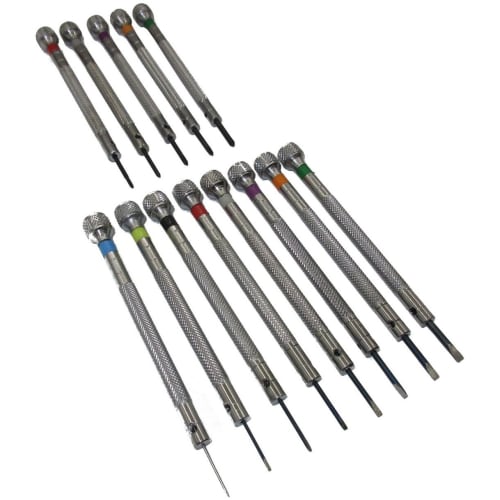 phalatina Eyeglasses, Watch Band, Equipment Repair Tool, Small Phillips and Flathead Precision Screwdrivers for Assembly, Detailed Model Building, PCs