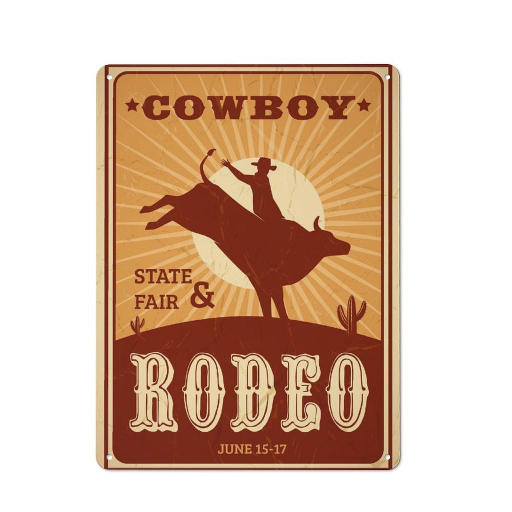 1 Pack Industrial Retro Tin Sign with Weathered Rust Detail for Decor Spaces, Offered In 20x30cm or 30x40cm