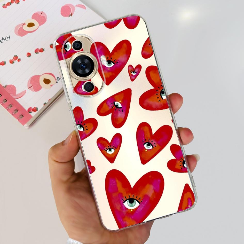 For Huawei Nova 11 Case 2023 Fashion Transparent Silicone Soft Phone Back Cover For Huawei Nova11 Ultra GOA-AL80 Nova 11Pro Capa