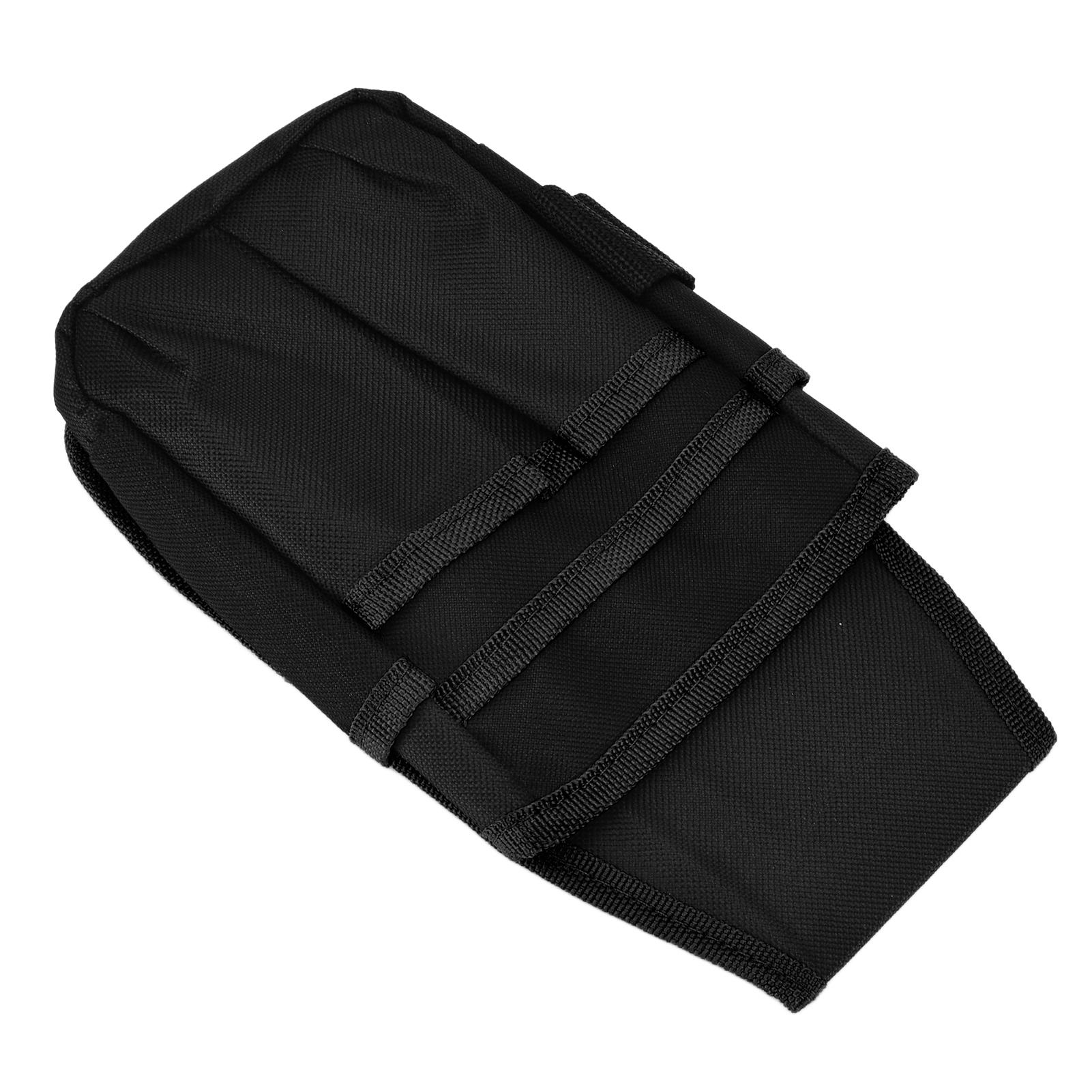 

Сумка-органайзер для инструментов Маленькая сумка для инструментов Карманы для инструментов Электрика Сумка-органайзер с поясным ремнем Черный край