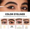 4-color Colorful Vibrant Girl Series Eyeliner Rubber Pen Not Easy To Smudge Gold White Black Color Silky Eyeliner Stage Eye Makeup