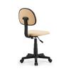 Ecla - Beige - Ergonomic Office Chair - Adjustable Height - Padded Backrest