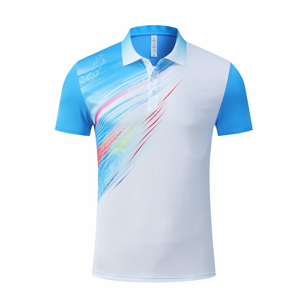 Schnelltrocknende Teamuniform für Herren und Damen: Badminton-, Tischtennis-, Tennis-, Volleyball-Shirt.
