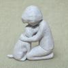 Mini Size Ornament, 3D Printed One-Piece Molding Figurine, Imitation Stone Texture Stable Base Sculpture for Living Room Desk Entrance