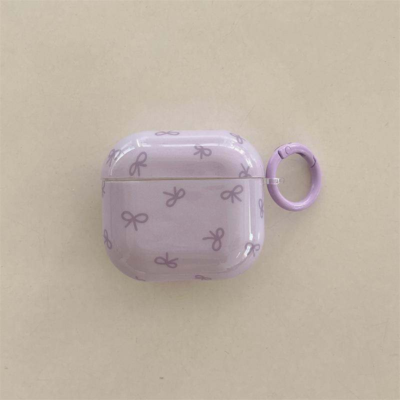 Ins Wind Color Bow for Apple AirPods 1st Generation Protective Case Pro1 Earphone Case 1011 New Wireless 1