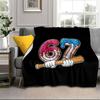 Summer Ice Cream Number 67 Portable Blanket/Soft Blanket Bedding Blanket Suitable for Travel Camping Living Rooms Offices Sofas Fan Gifts