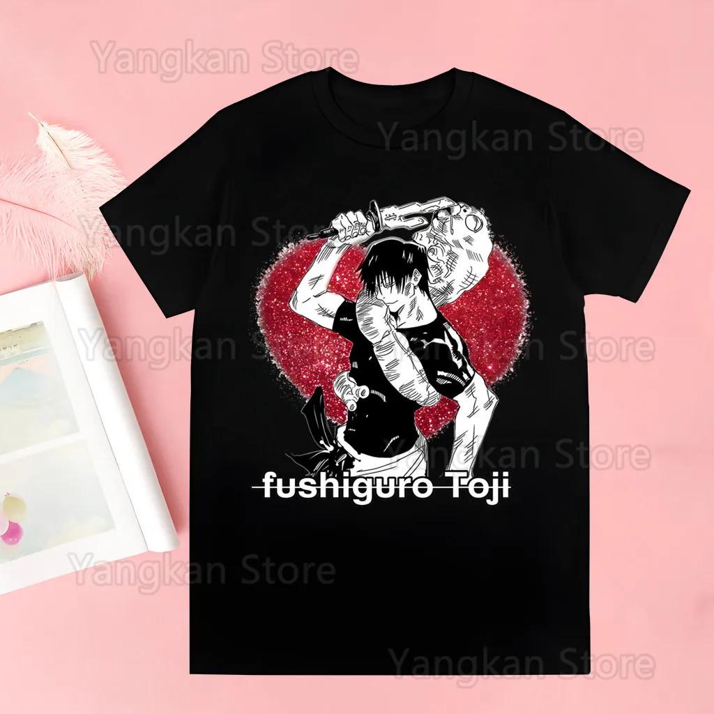 

Toji Fushiguro Man Print Harajuku Summer Tshirts Casual Round Neck Short Slee Top Tee Shirt,Drop Ship 4XL