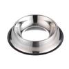 Set of 2 Heavy Duty Stainless Steel Dog Bowls with BPA-Free Rubber Base Dishwasher Safe Accessorized Spoon for Feeding Dogs Cats