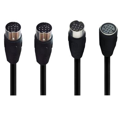 DIN 13 PIN Cable Male To Female 13Pin Extended Cable Large 13P Cable Beauty Equipment Line Stage Atomizer Cable