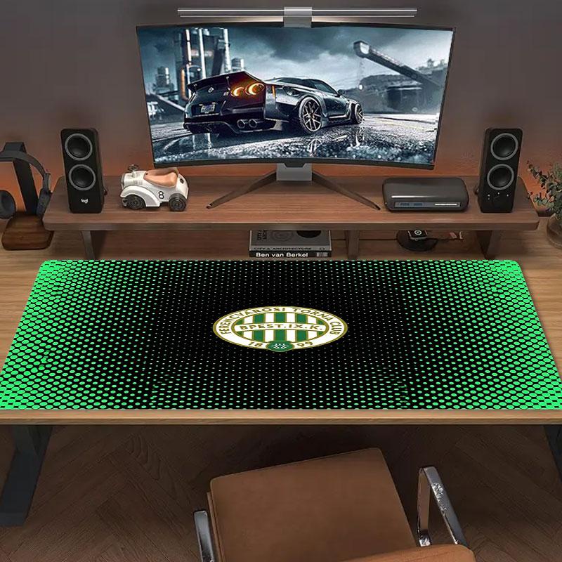 Ferencvárosi Torna Club Large Size Mouse Pad Large Gaming Table Cushion Non-slip Laptop Tablet Big Mousepad XXL Mat Mini PC Playmat With Lock edge