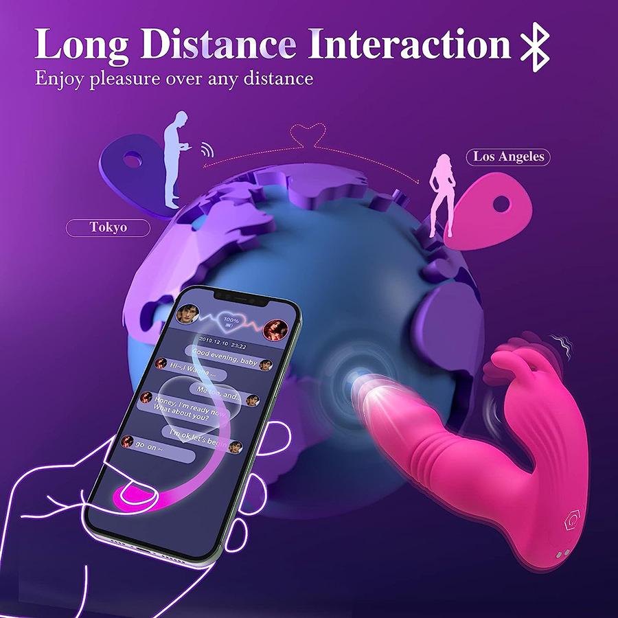 Adult Sex Toys App Remote Control Wearable Vibrator Adult Toys with Vibrating Rabbit Ears