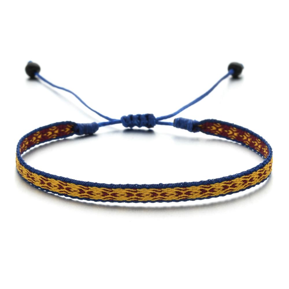 ZMZY Boho Weave Ethnic Girl Bracelets for Bohemia Women Bracelet Fashion Girl Colombian Wayuu Female Summer Beach Jewelry
