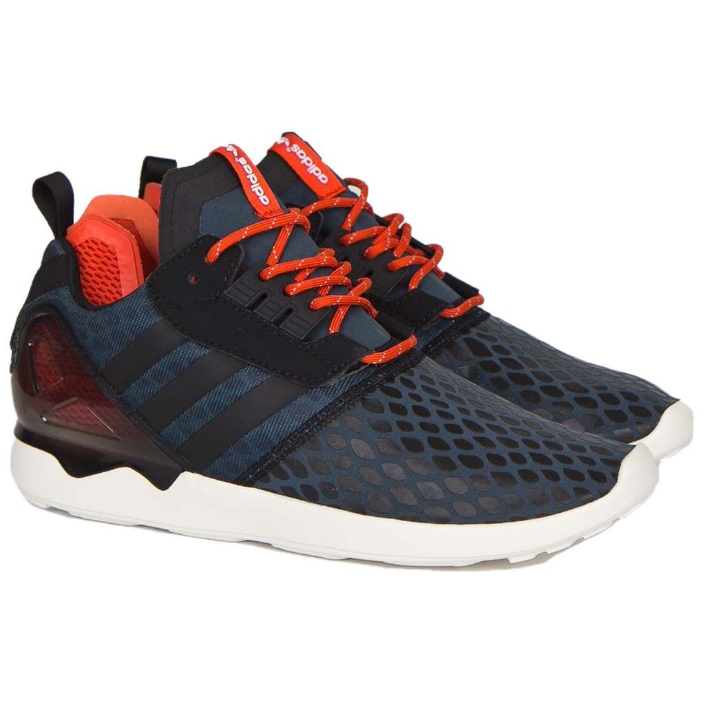 Adidas ZX 8000 Boost Blue Unisex Sneakers Black Orange B24954