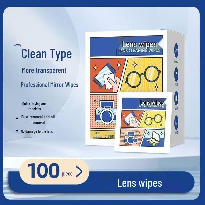 Disposable Cleaning Wipes for Glasses, Phones, and Screens