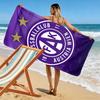 Österreich Wien Fußballteam Logo Aufdruck Strandtuch, Großes Weiches Schnelltrocknendes Handtuch für Strand Camping Schwimmen