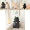 Adorable Short Plush Siamese/blue/orange/cow/pig Cat Stuffed Animal Pillow Toy Perfect Birthday Gift