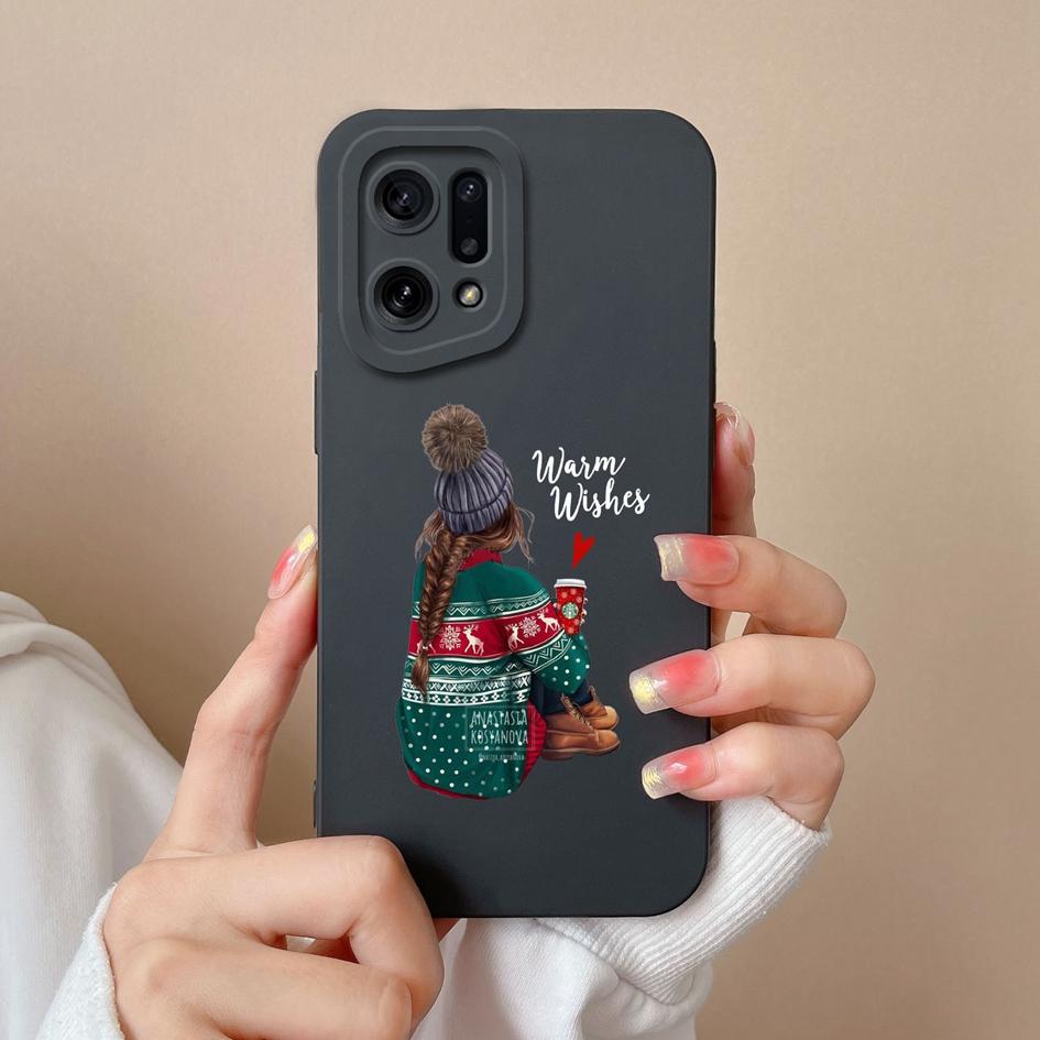 För OPPO K3 K5 K7 K7X K9X K10 Pro Neo 9 Skal Omslag Mode Pojke Flicka Flytande Matt Mjukt Silikon Skärmskydd Anti Dropp Skal För OPPO Stötfångare