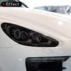 2 Pcs Car Headlight Tailight Protective Film Transparent Black TPU Sticker For Porsche Cayenne Macan Taycan 2011 To