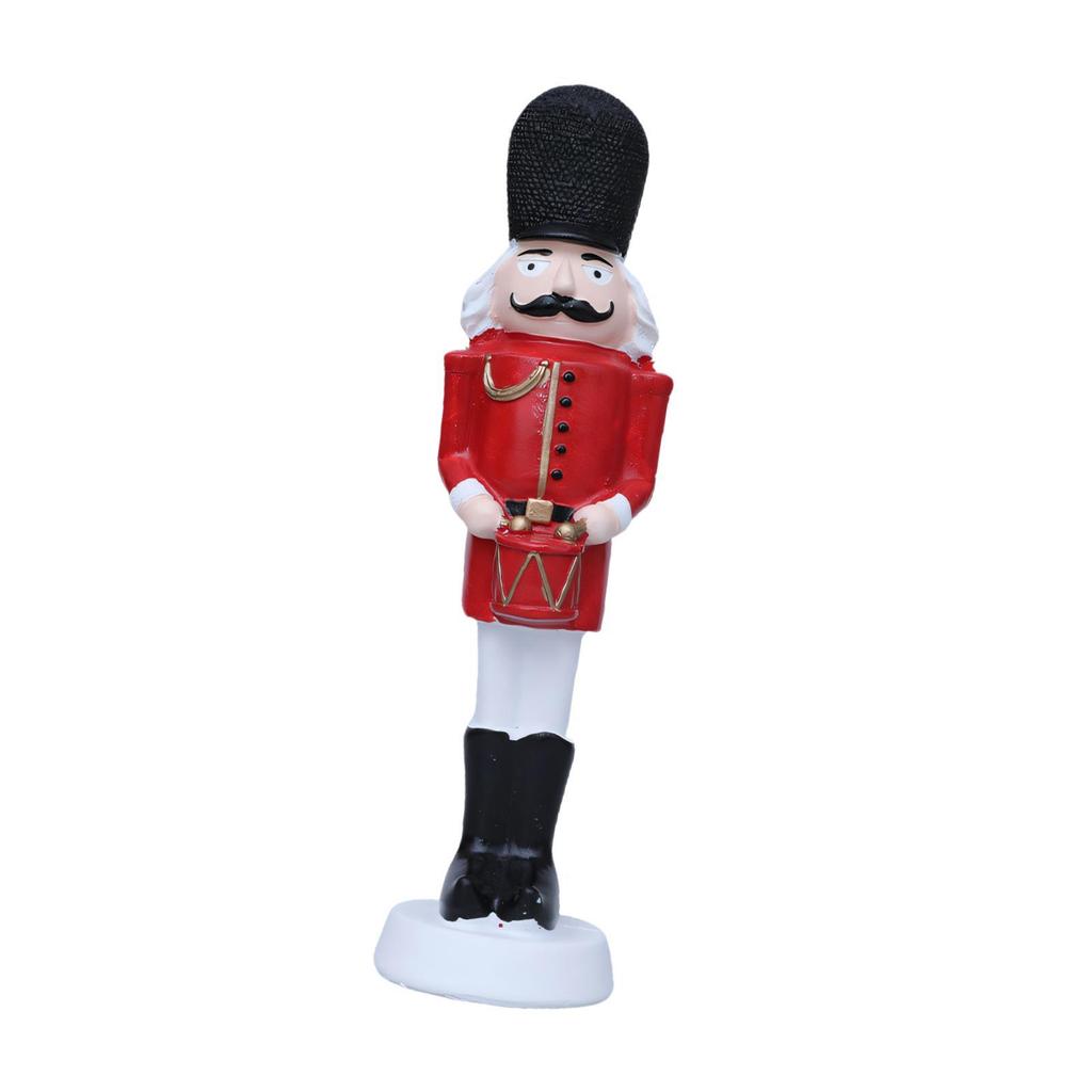 Christmas Nutcracker Figure Christmas Decoration Xmas Ornament Sculpture for Living Room