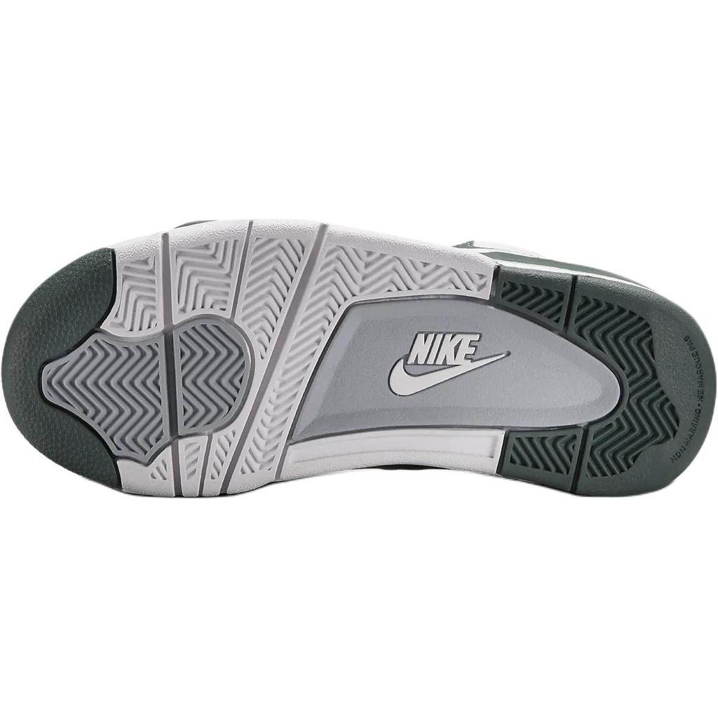 New Nike Air Flight 89 Anti Kick And Wear Resistant High Top Children's Basketball Shoes White Green Teenagers HF0406-104