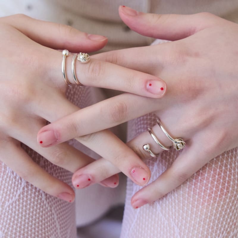 STILL INSTANT Rose with Dew - Ring 02