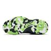 Anta Youth  Childrens Asymmetric Comfortable Non-Slip Shock Absorbing Wear-Resistant High-Top Basketball Shoes Kids Sneakers Black Green 312131110C-3