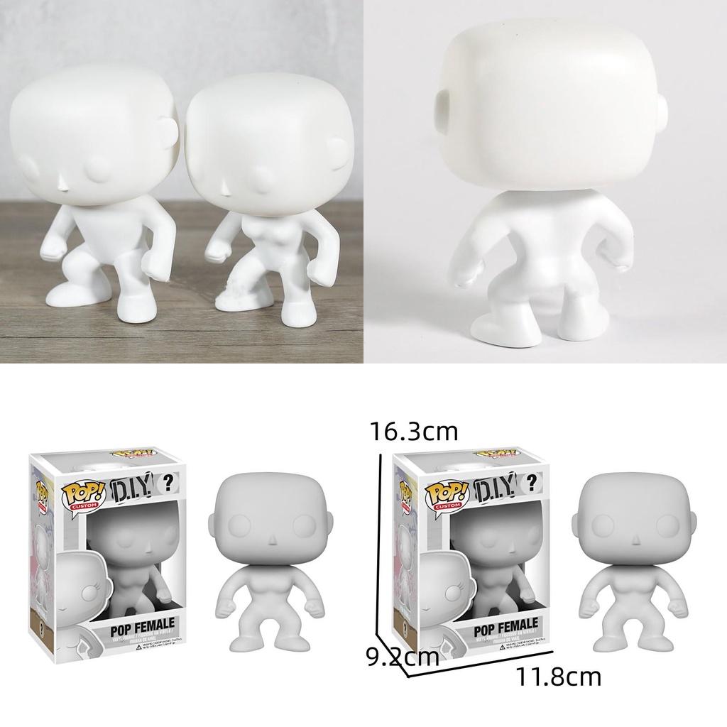 3.93-4.72 Inches Tall Pop Diy Male Female Figures For Custom Designs