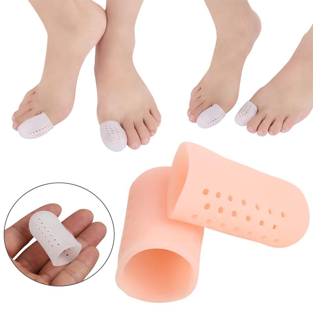 

5/10PCS Gel Toe Protector for Big Toe - Soft, Flexible, and Breathable Design To Prevent Ingrown Toenails and Blisters - 2 Pieces 5PCS бежевий