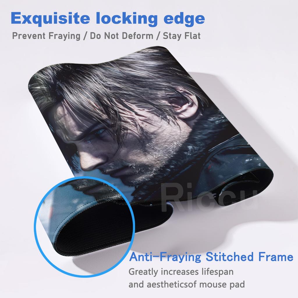XXL HD Resident Evil Requiem Mouse Pad Rug Expand Desk Mat Large Non-slip Keyboard Ergonomic Office Rubber PC Accessories carpet
