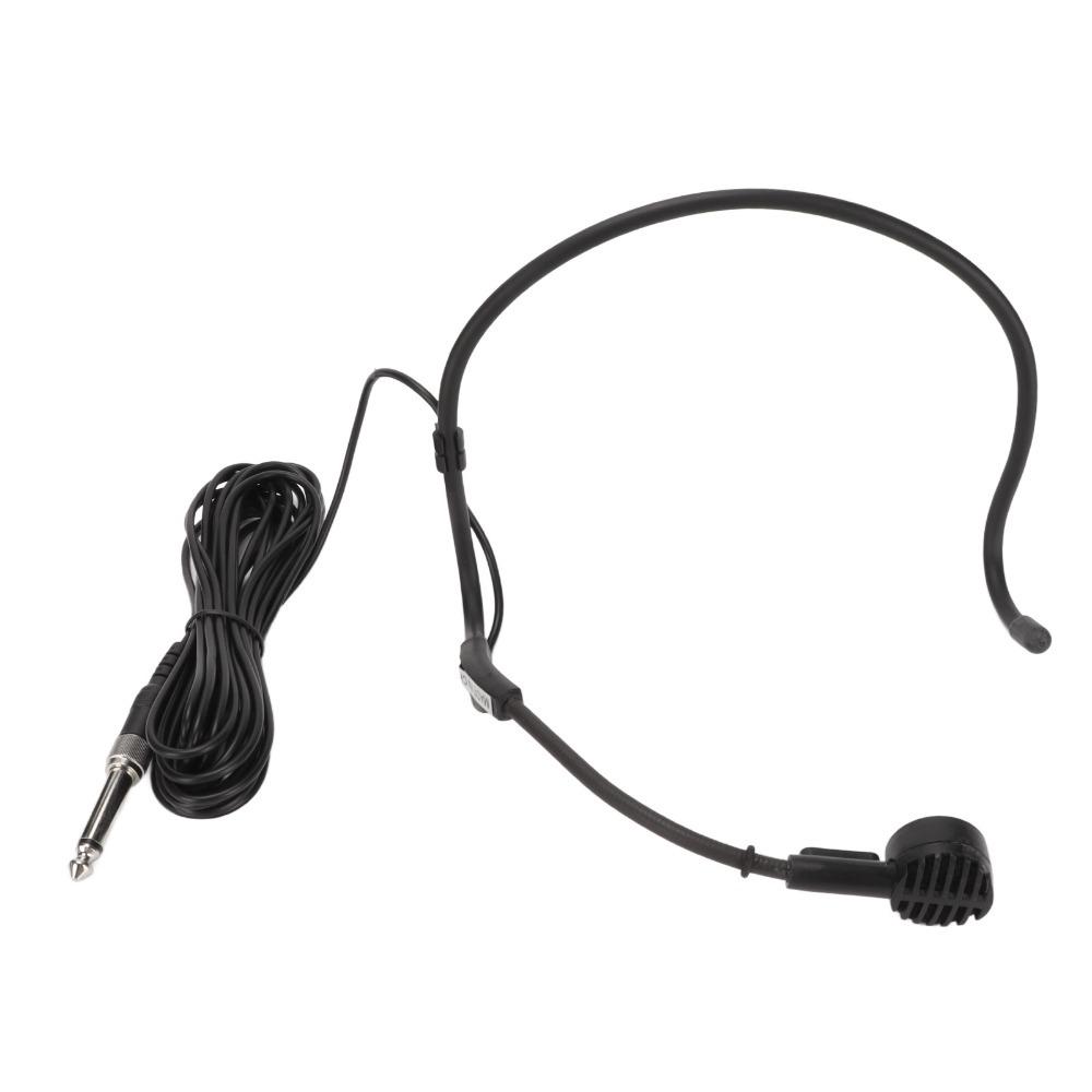 Ergonomic Dynamic Headset Microphone 5m/16.4ft Wired Microphone Earhook Microphone  Speech