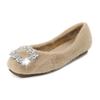 2025 Damen Winter Flauschige Samt-Loafer - Warme Slip-on Bohnenschuhe für Mütter