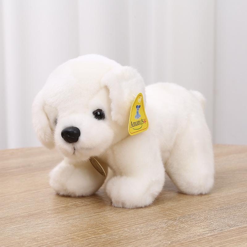 

Плюшевая кукла щенок золотистого ретривера - Игрушка собака лабрадор подарок на день рождения 24 cm