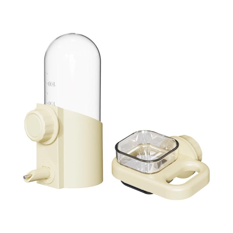 

Space Saving Bird Waterer and Food Feeder For BirdCage Easy Refill Automatic Pet Bird Watering Accessories