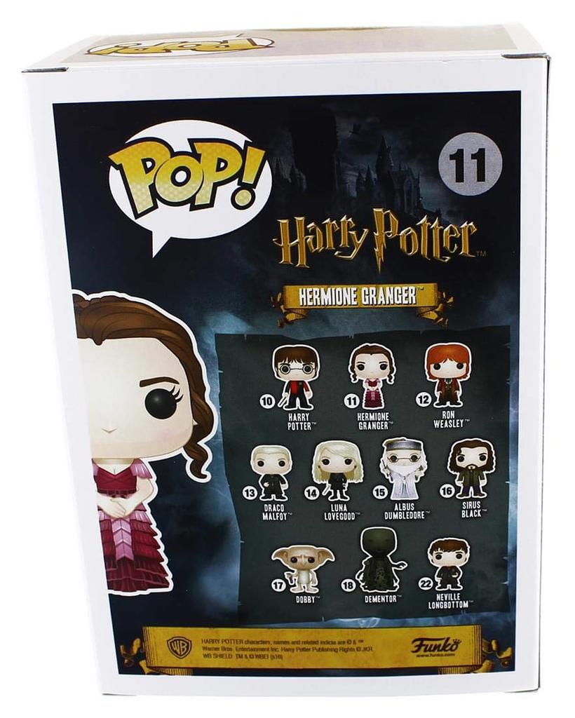 Funko POP Harry Potter Action Figure Hermione Granger Yule Ball Movies - [item]