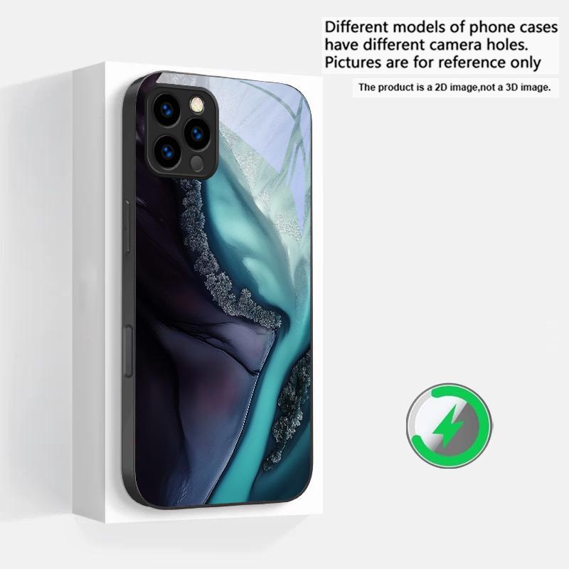 

Bark texture texture Suitable For iPhone 16E 17 Pro Max 15 Pro 14 13 Plus 12 mini 11 16 Air 17Pro magnetism Glass Phone Case iPhone 11